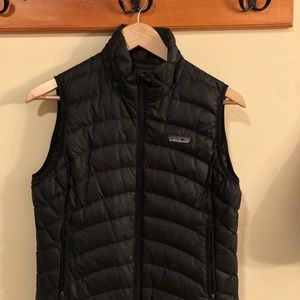 Patagonia Black Down Vest.